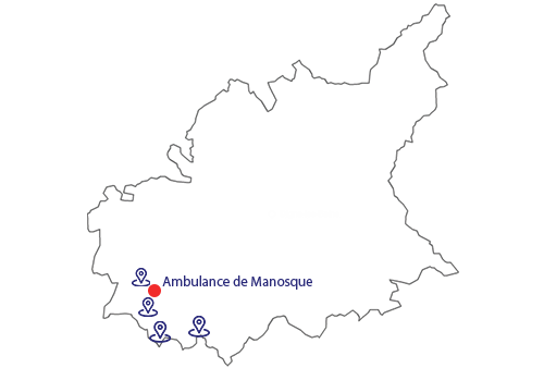Carte alpes de hautes Provence